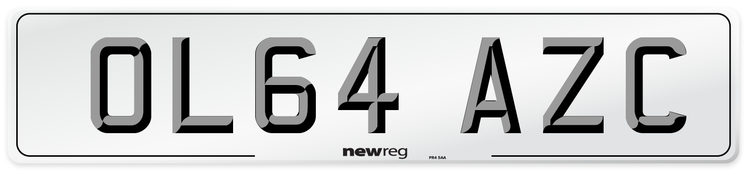 OL64 AZC Number Plate from New Reg
